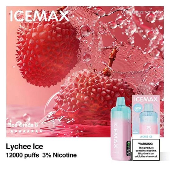 【一次性】正品ICEMAX 冰爆12000 口味天花板 对标Re15k 🏅Snowplu重磅出品系列 斯摩尔陶瓷芯 当天发货